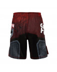 Шорты "Green Hill" HARDCORE MMA красные, p.S Красный-фото 5 additional image